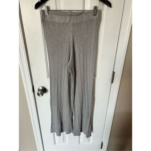Zara sparkling pants wide leg size small - Picture 1 of 5